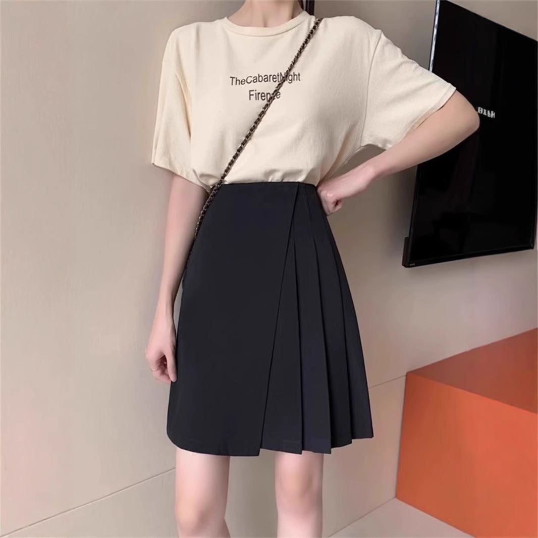 Damen Plissierter Minirock mit hoher Taille Shop Nory