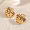 Damen Ohrstecker im eleganten Muscheldesign Shop Nory