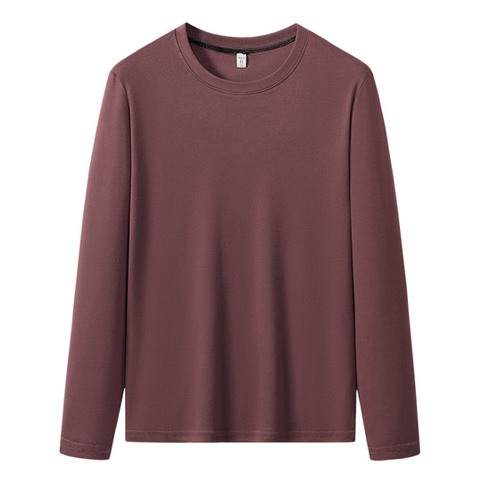 Herren Langärmeliges Rundhals-Basicsweatshirt aus weichem Baumwollmix Shop Nory