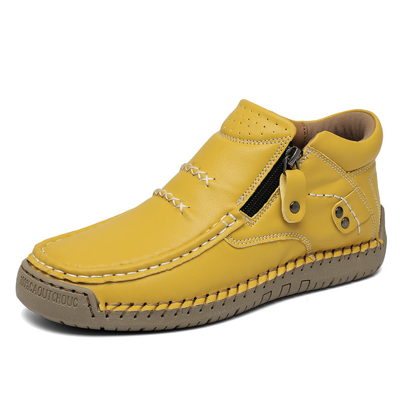 Herren Bequeme und modische Stiefeletten mit Reißverschluss