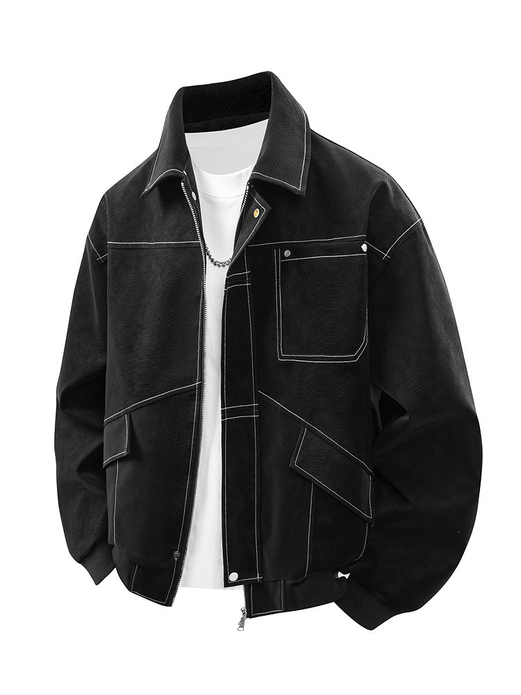 Herren Modische Freizeitjacke mit praktischen Taschen Shop Nory