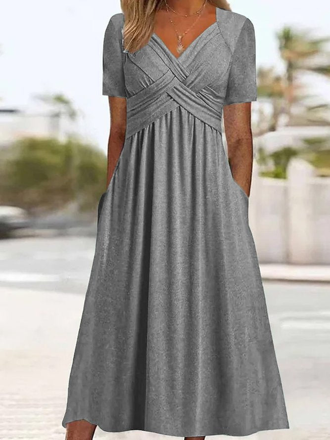 Crossover Midikleid