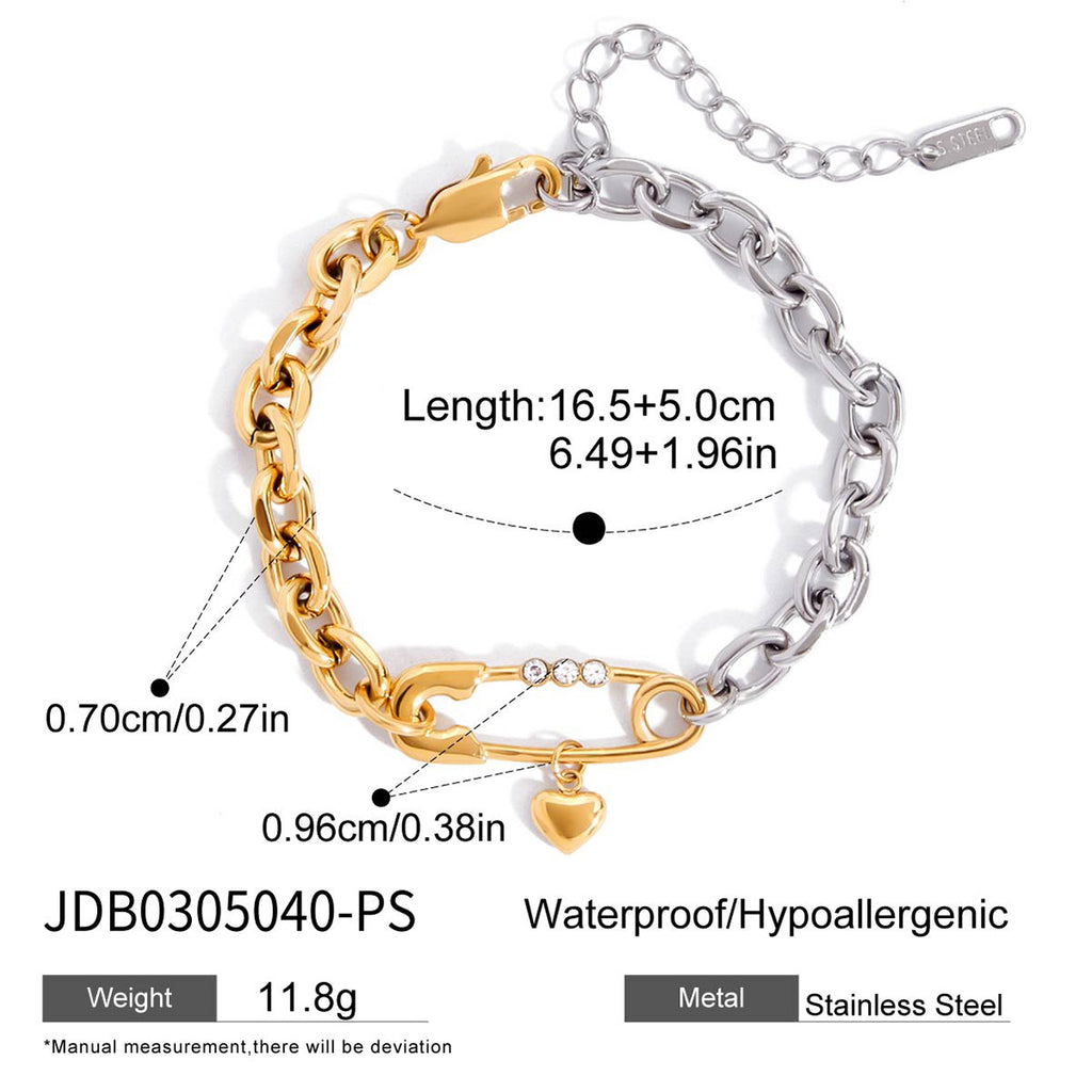 Damen Edelstahlarmband mit wasserfestem und hypoallergenem Design Shop Nory