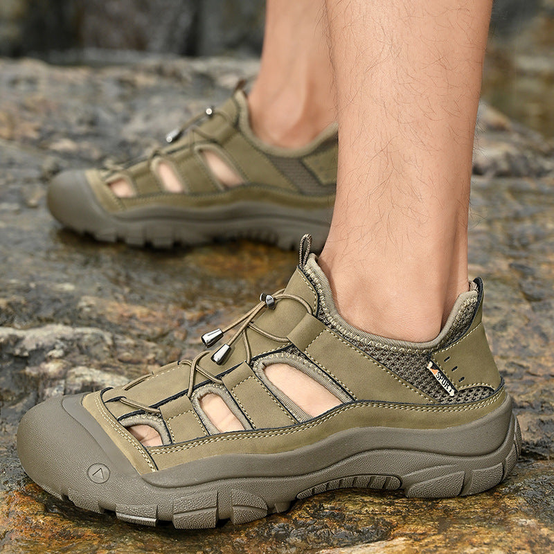 Herren Sportliche Wasserschuhe mit rutschfester Sohle und atmungsaktivem Obermaterial
