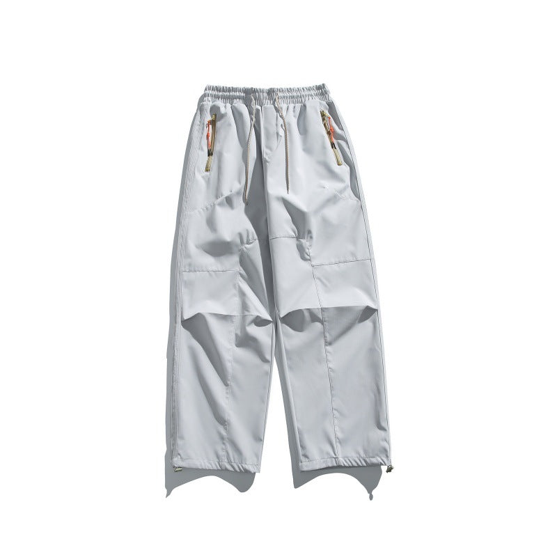 Herren Cargo-Hose mit elastischem Bund, Knie-Paneelen und Reißverschluss-Saum Shop Nory