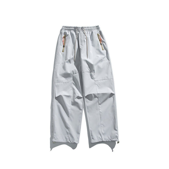 Herren Cargo-Hose mit elastischem Bund, Knie-Paneelen und Reißverschluss-Saum Shop Nory