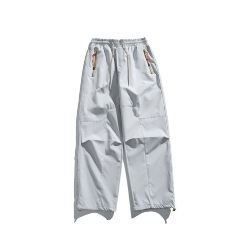 Herren Cargo-Hose mit elastischem Bund, Knie-Paneelen und Reißverschluss-Saum Shop Nory