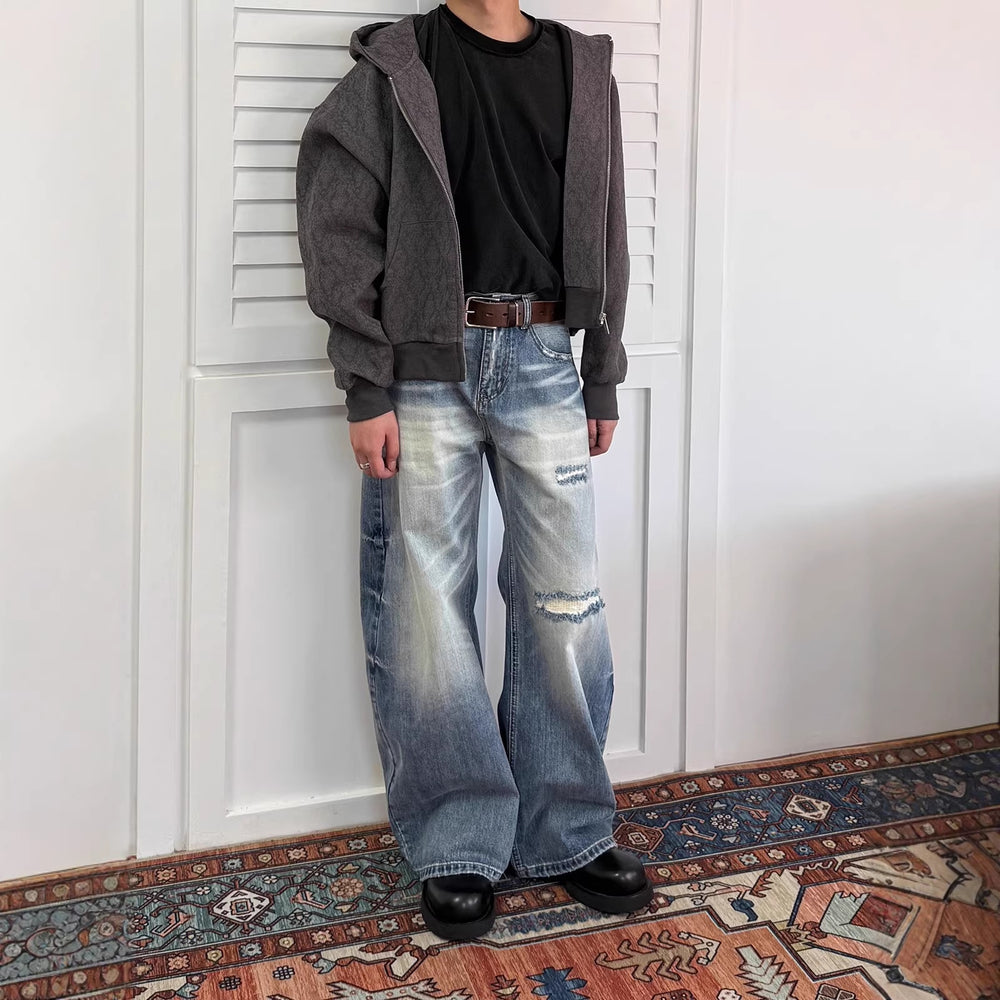 Damen Weitgeschnittene Denim Jeans Shop Nory