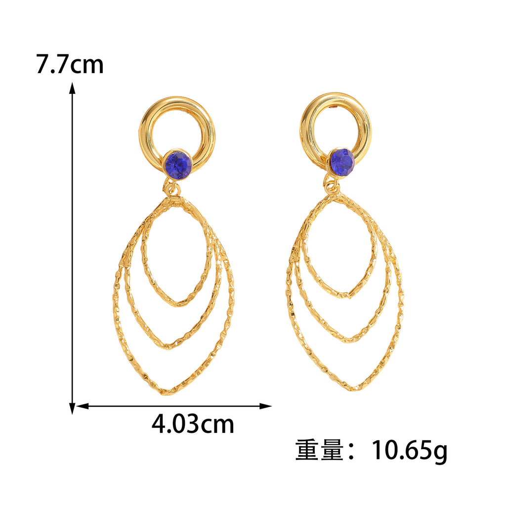 Damen Ohrhänger mit luxuriösem, geschichtetem Design Shop Nory