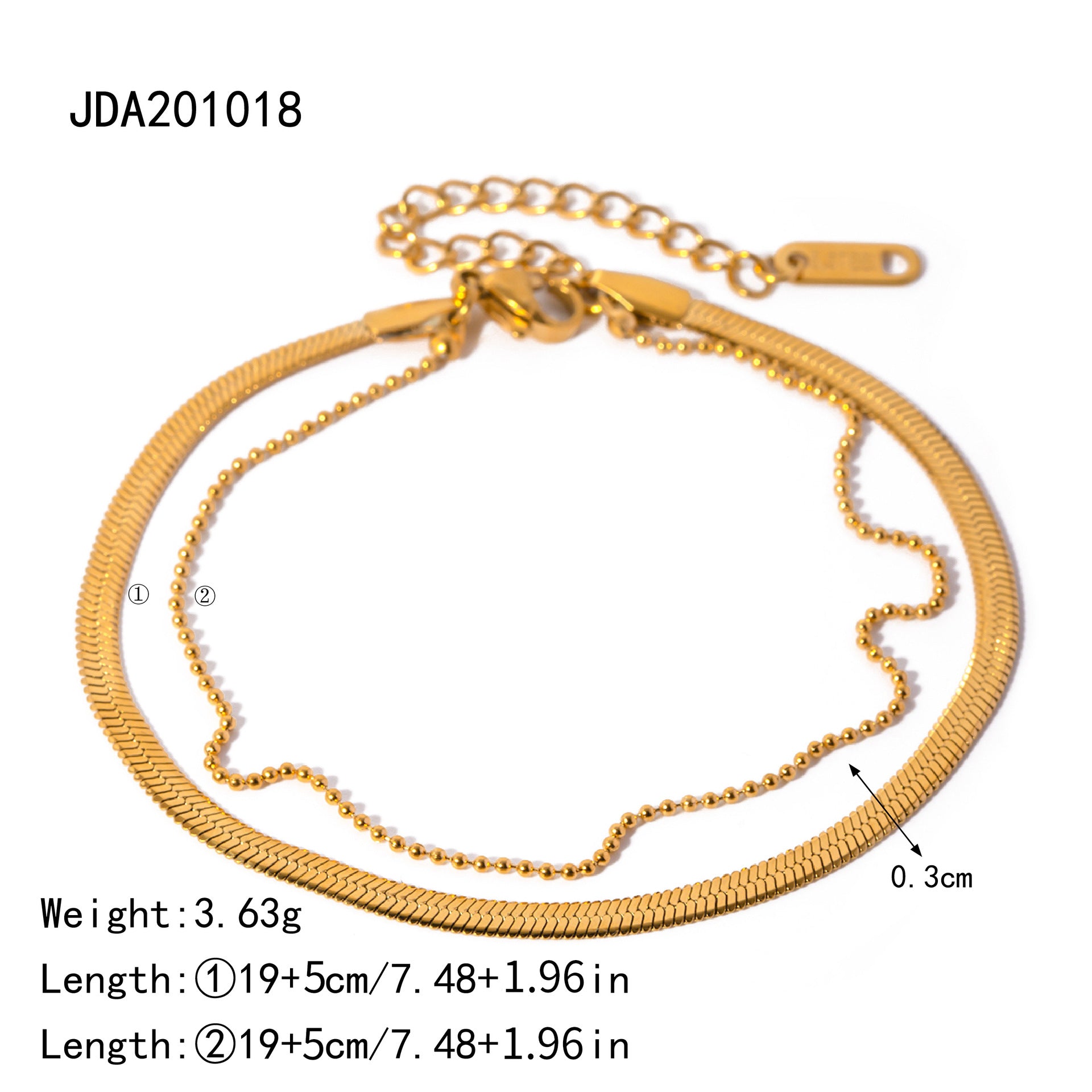 Damen Armband mit eleganten Perlenakzenten und hypoallergenem Edelstahl Shop Nory