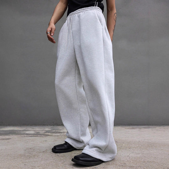 Herren Weite Oversize-Sweatpants mit Tunnelzugbund, Fleece-Innenfutter & Eingrifftaschen Shop Nory