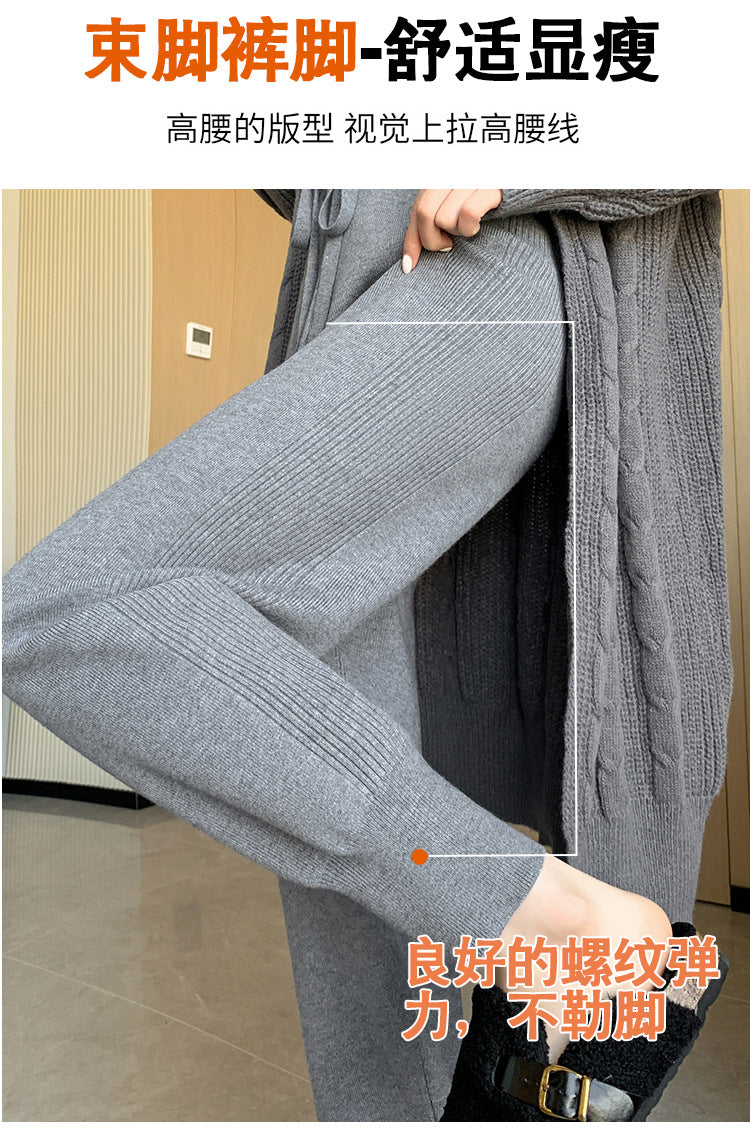 Damen Komfortable Feinstrick-Hosen Shop Nory
