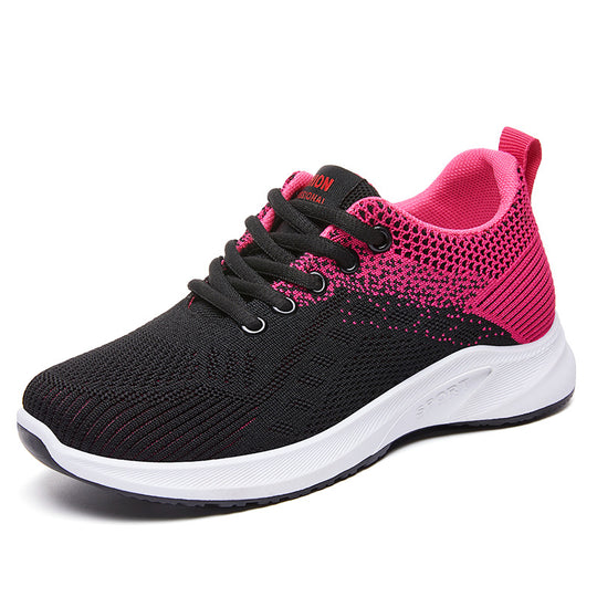 Damen nan nahtloser Strick-Fitnesssneaker mit ergonomischem Fersenhalt, flexibler Zehenkappe und reaktiver EVA-Dämpfung Shop Nory