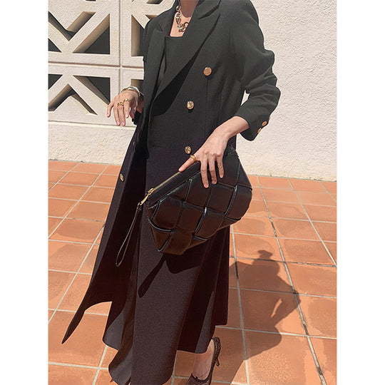Damen Eleganter Doppeltbreasted Trenchcoat mit Taillengürtel Shop Nory