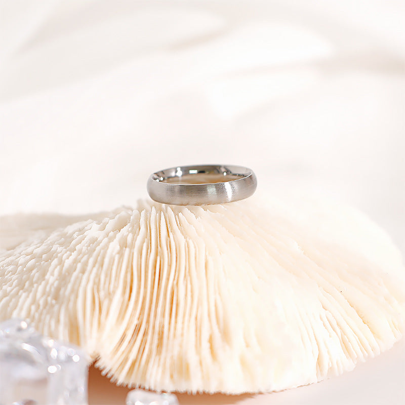 Damen filigraner Ring mit glänzendem Finish Shop Nory