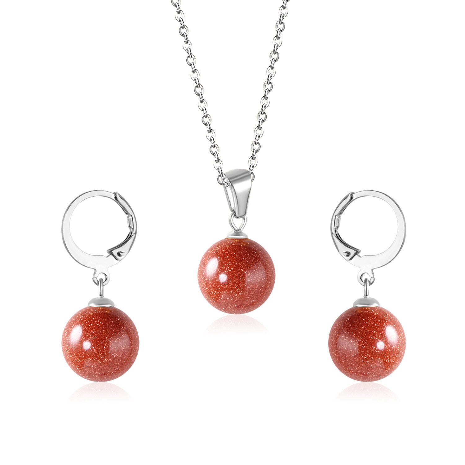 Damen Schmuckset mit eleganten Perlenanhängern Shop Nory