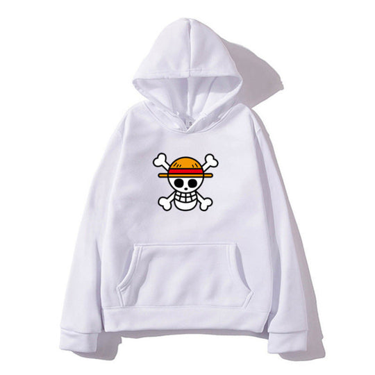 Damen Kapuzenpullover mit kreativem Piratenmotiv und bequemer Passform