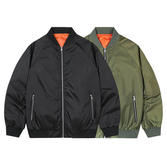 Herren Modische Bomberjacke mit hohem Kragen Shop Nory