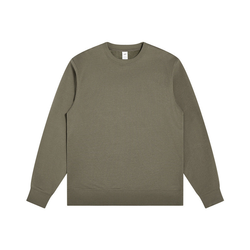 Unisex Minimalistisches Baumwoll-Sweatshirt mit Rundhals, Rippbündchen & Relaxed Fit Shop Nory