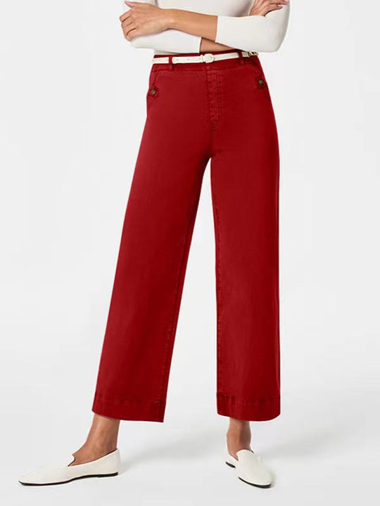 Damen weite Baumwollhose