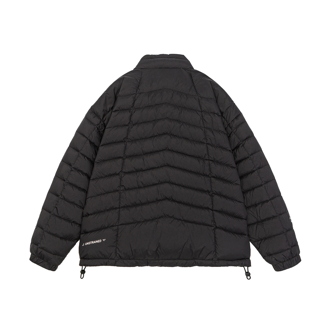 Herren Kurz gesteppte Isolationsjacke mit hohem Stehkragen und Tunnelzugsaum Shop Nory
