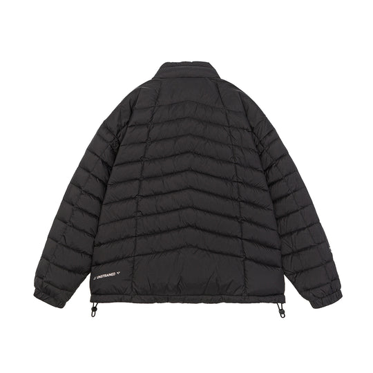 Herren Kurz gesteppte Isolationsjacke mit hohem Stehkragen und Tunnelzugsaum Shop Nory