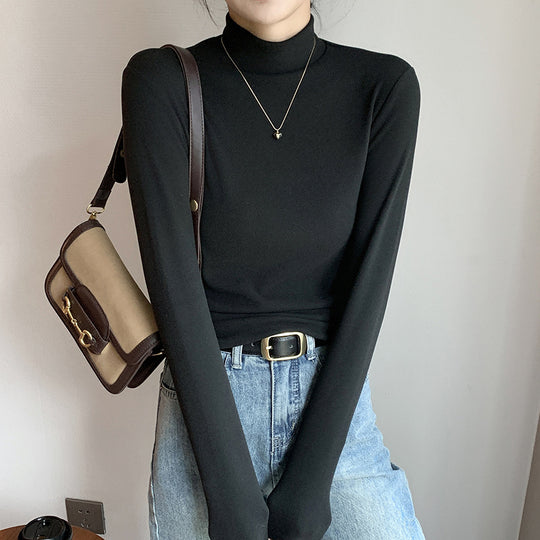 Damen Langarm-Rollkragenoberteil Shop Nory 1787620340