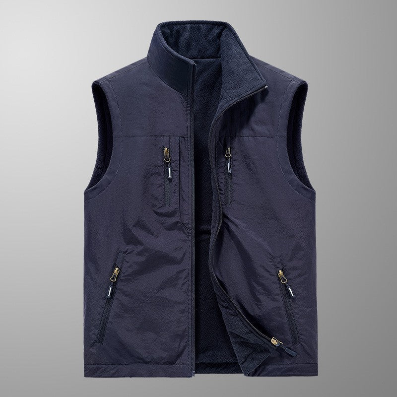 Herren Praktische Fleece-Weste Shop Nory