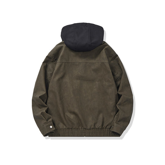 Herren Kapuzen-Canvasblouson im Boxy‑Cut mit Utility‑Details Shop Nory