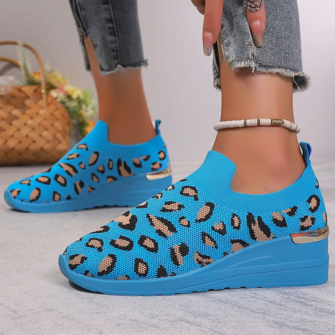 Damen atmungsaktive Slip-On Sneakers mit komfortabler Dämpfung