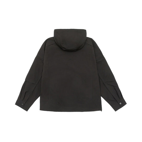 Unisex Technische Kapuzen‑Fieldjacke im Boxy‑Cut mit verdeckter Front und Multifunktions‑Taschen Shop Nory