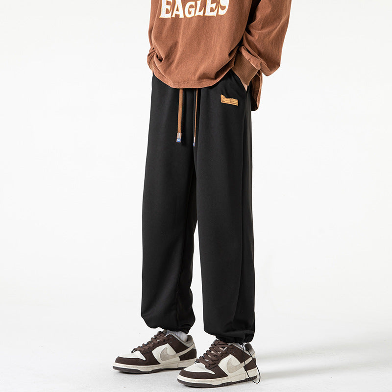 Herren Lounge-Jogginghose im Oversize-Straßenstil mit extra weitem Bein und Kordelzug Shop Nory