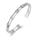 Damen Armreif mit kunstvollem Blattdesign Shop Nory