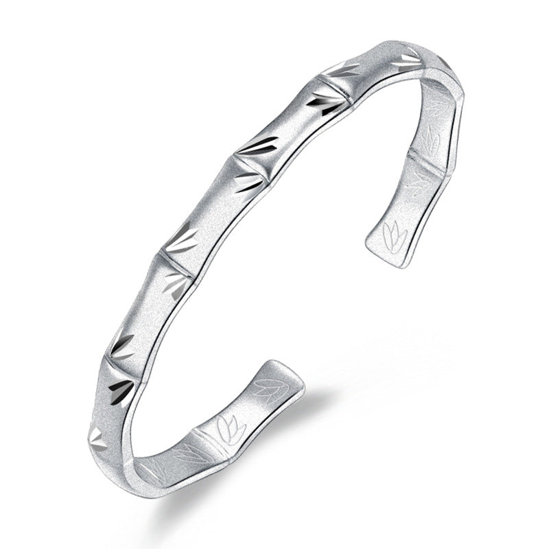 Damen Armreif mit kunstvollem Blattdesign Shop Nory