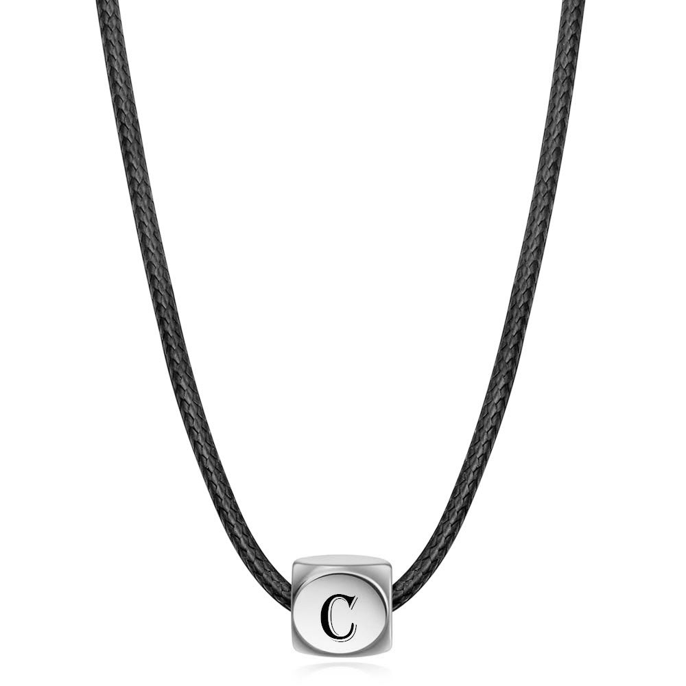 Herren Edelstahl-Halskette mit personalisierbarem Anhänger Shop Nory