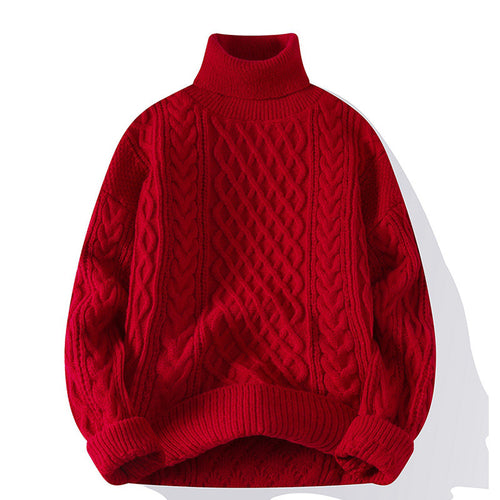 Damen Grobstrickpullover mit Rollkragen Shop Nory