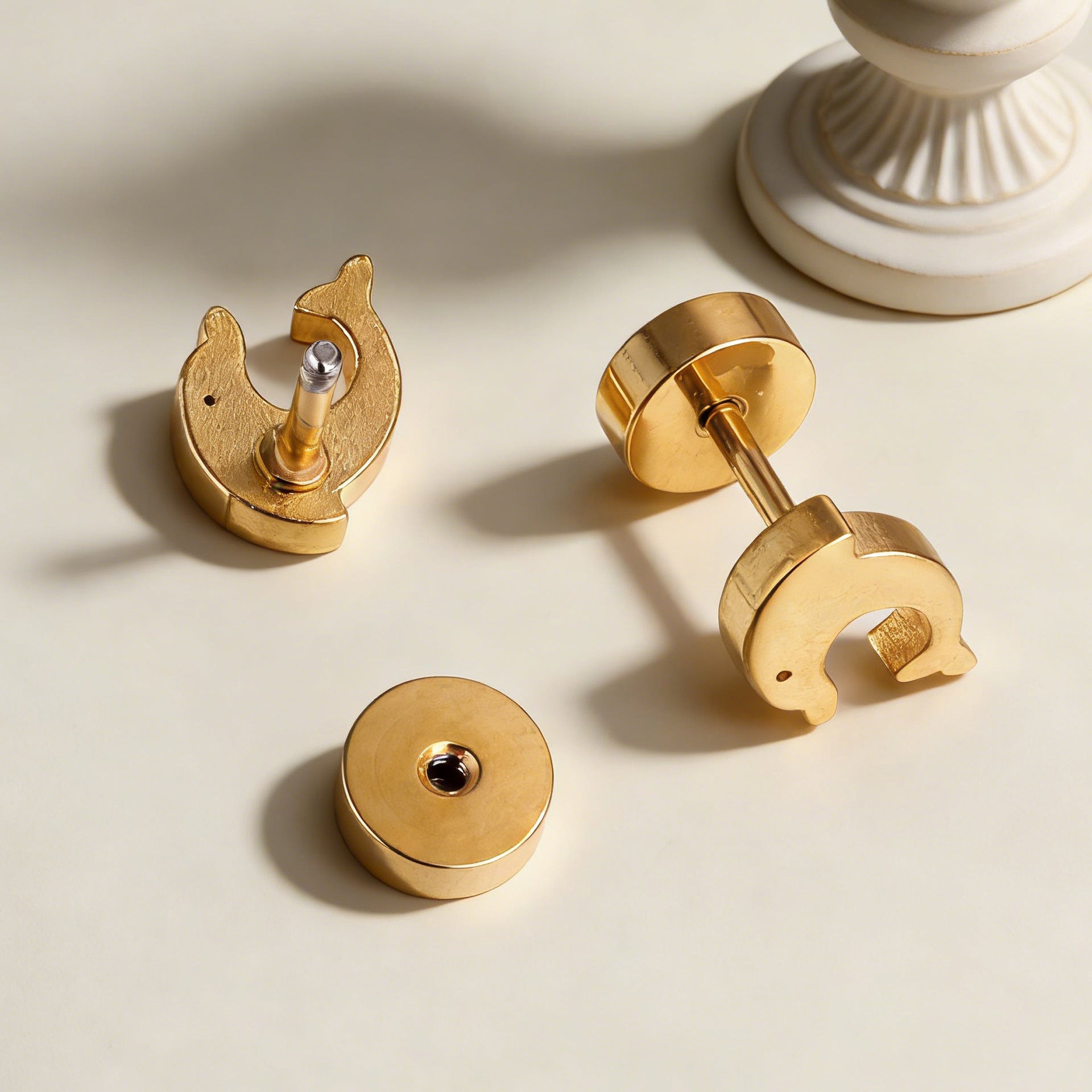 Damen Edelstahl Ohrstecker im Delfin-Design Shop Nory