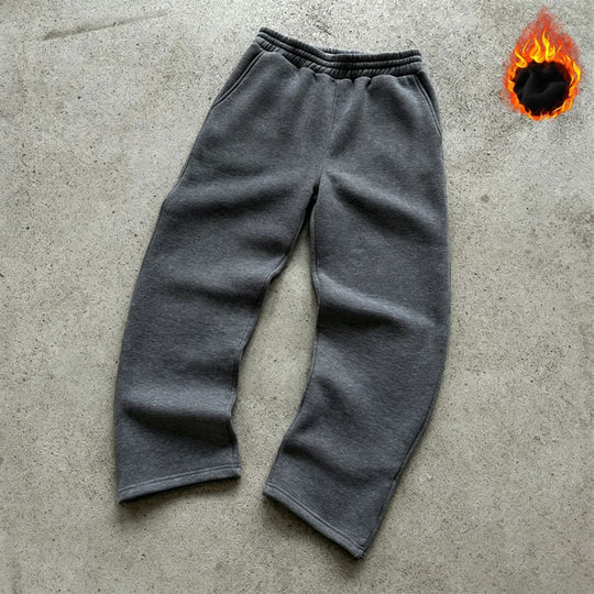 Unisex nan gefütterte Sweatpants mit elastischem Komfortbund, geradem Bein und seitlichen Eingrifftaschen Shop Nory