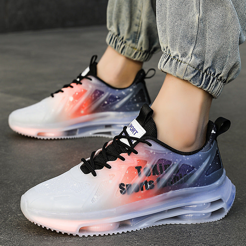 Herren Innovativer Laufsneaker mit sichtbarer Luftkissen-Zwischensohle und semi-transparenter TPU-Ummantelung Shopy Nory