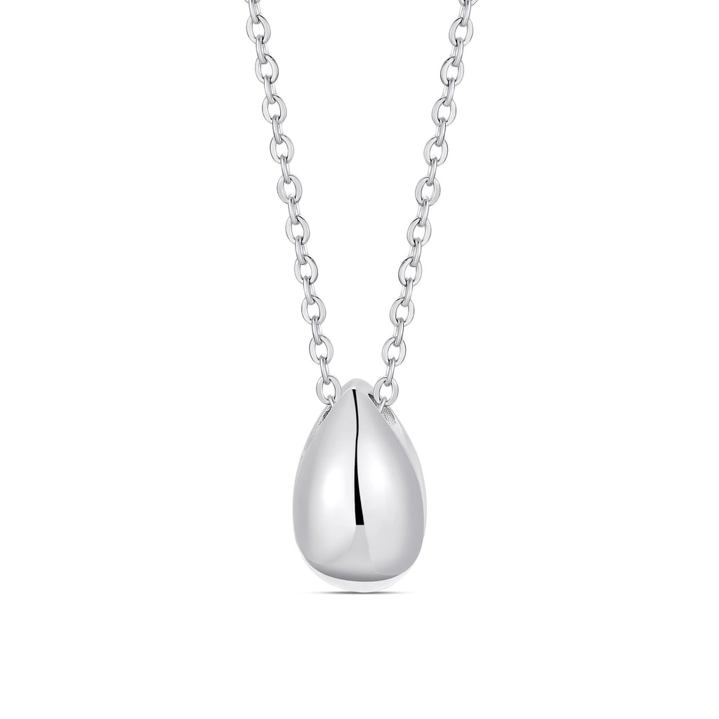 Damen elegante Tropfenanhänger Halskette Shop Nory