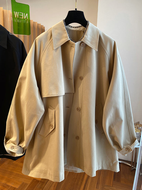 Damen Modische Übergangsjacke mit weitem Schnitt Shop Nory