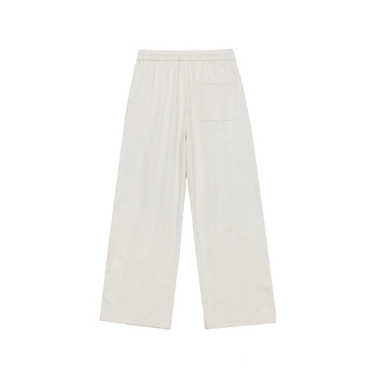 Damen Weite Culotte-Hose aus Baumwollmix mit elastischem Bund und Tunnelzug Shop Nory