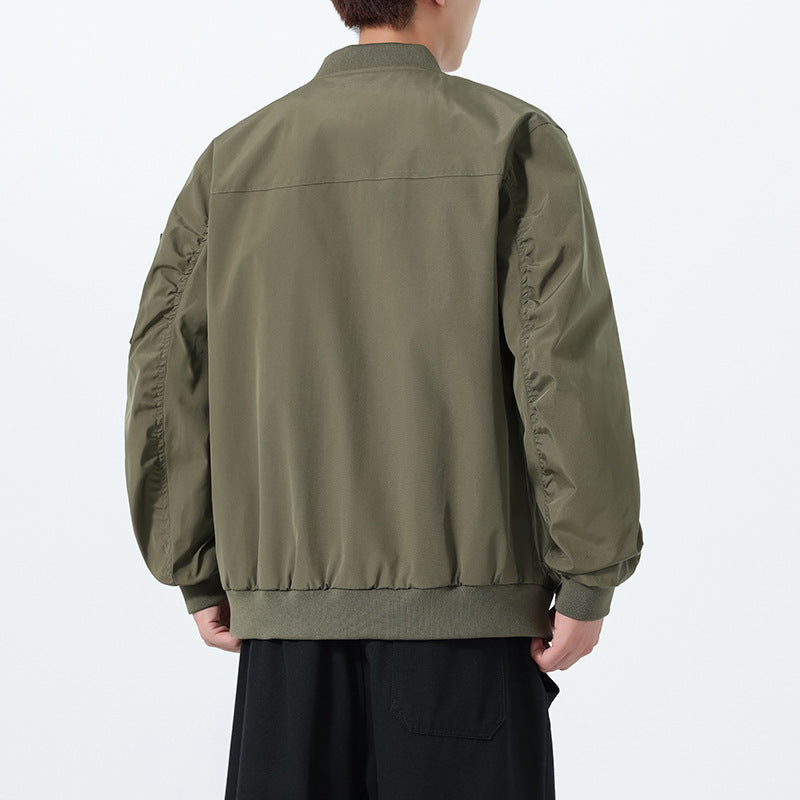Herren Leichte Bomberjacke im Utility‑Style mit Ärmeltasche und Rippenbündchen Shop Nory