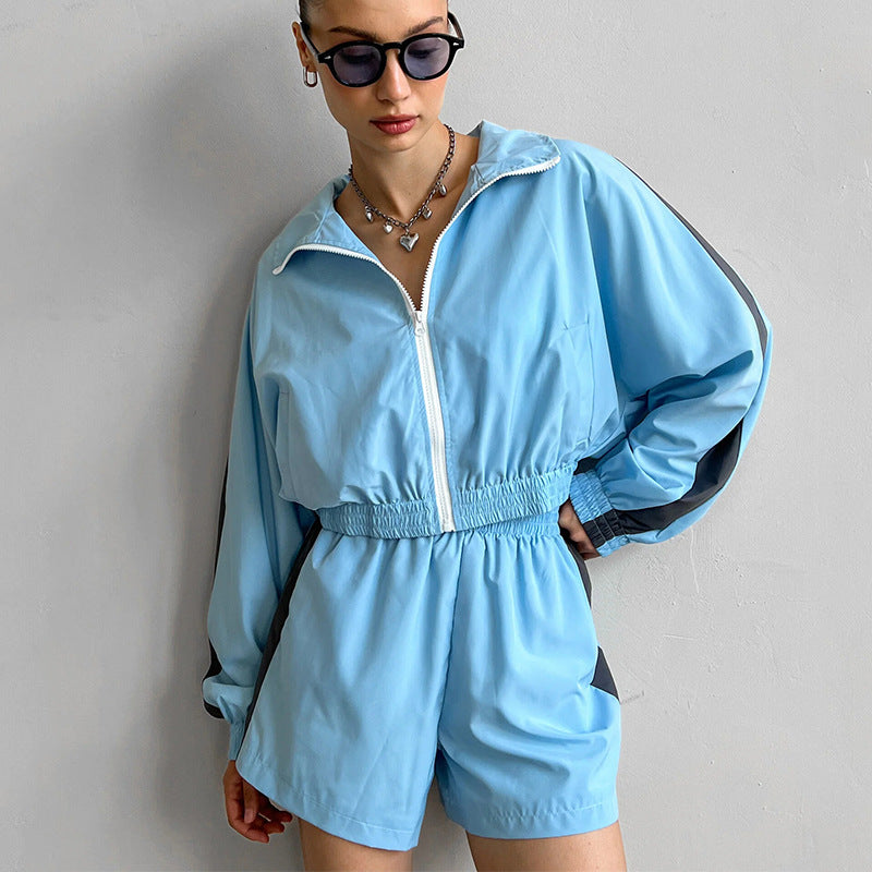 Damen Sportliche Kurzjacke mit elastischem Bund