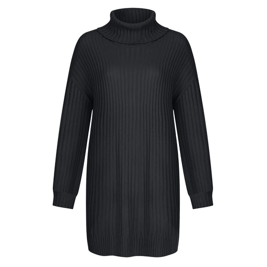 Damen Gerippter Rollkragen-Tunika mit kastigem Oversize-Schnitt Shop Nory