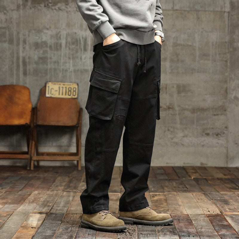 Herren Cargo-Joggerhose mit Utility-Taschen und elastischen Bündchen Shop Nory