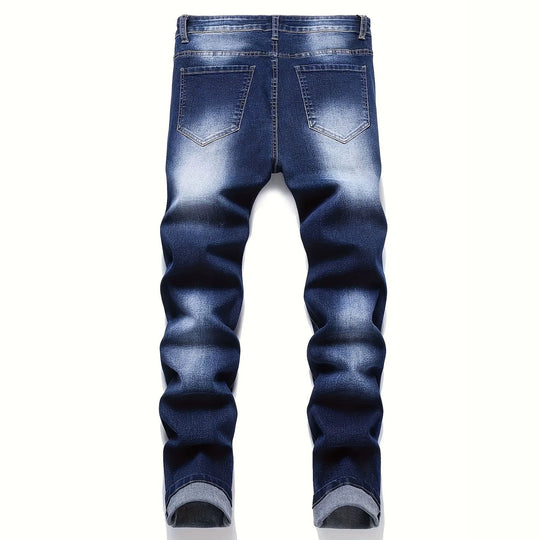 Herren Slim Fit Destroyed Jeans Shop Nory