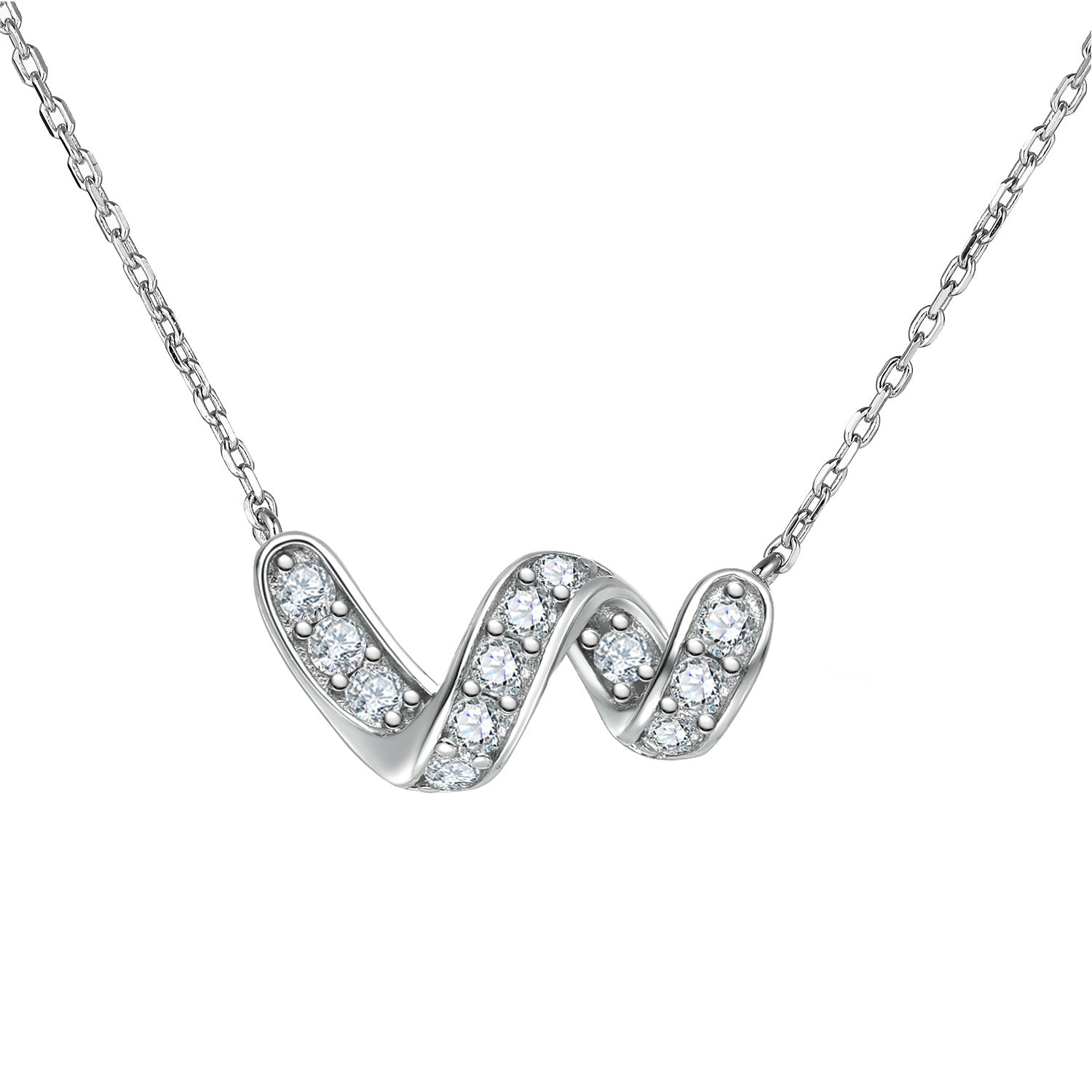 Damen Verlobungsring-Set mit gravierten Designs und funkelndem Kristallbesatz Shop Nory