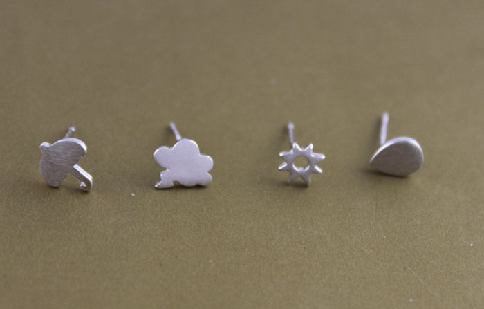 Damen Ohrringe im verspielten Wolkenmotiv Shop Nory