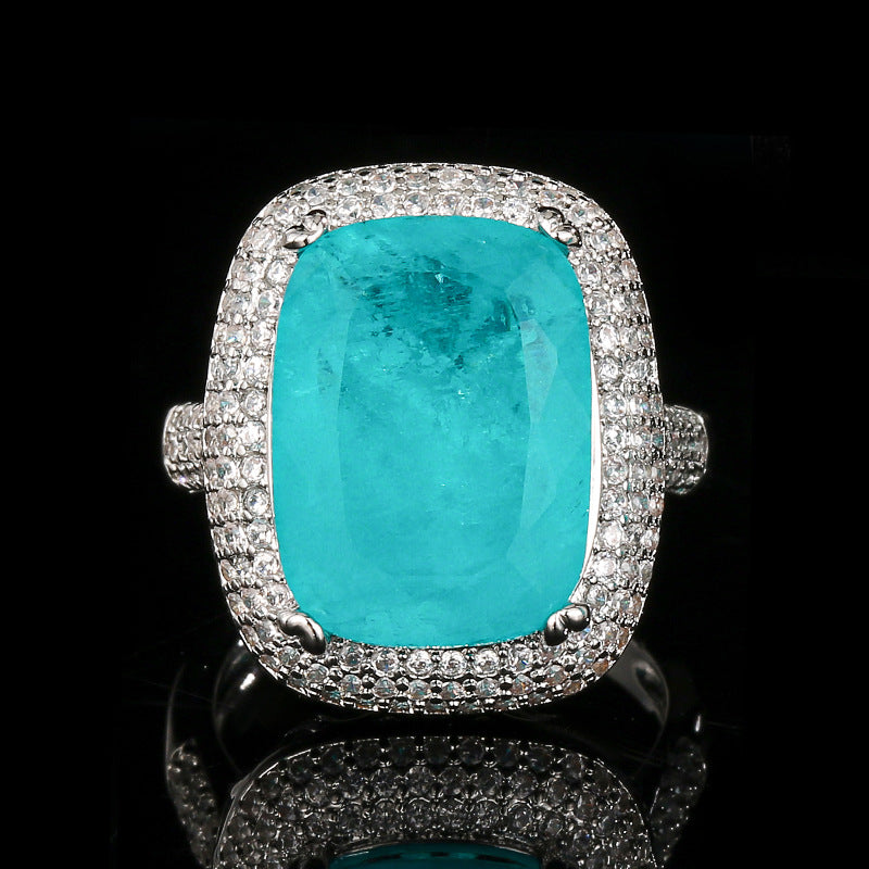 Kissen Schnitt Halo Anhänger Halskette mit Mikro Pave Sterling Einstellung